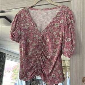 Floral Pink Women's Top